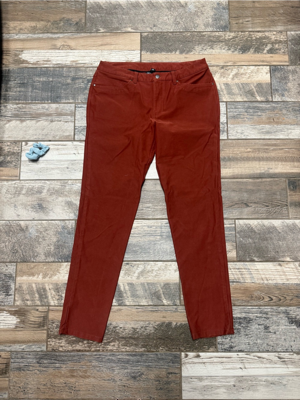 lululemon athletica Rust-Red Slim Straight Pants